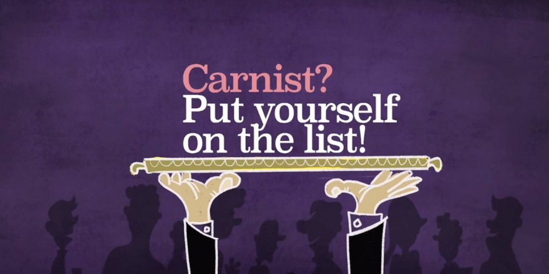Animation: Carnist? Put yourself on the list!